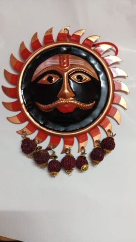 Kaal Bhairava Face Raksha Kavach(Wall Hanging) photo review